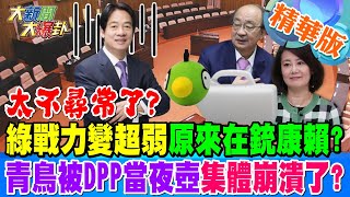 太不尋常了?綠戰力變超弱原來在銃康賴?青鳥被DPP當夜壺集體崩潰了?【#大新聞大爆卦】精華版6 20241224 @大新聞大爆卦HotNewsTalk