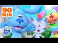 Blue's Best Friend BEST Moments! 💙 | 90 Minute Compilation | Blue's Clues & You!