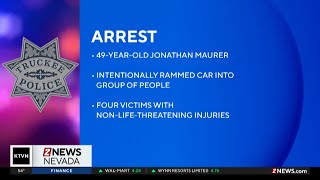 Truckee Police arrested driver they say intentionally hit a group of people