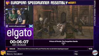 [GER] ESA 2017 Prince of Persia: The Forgotten Sands Any% von FingersTehHand