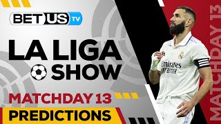 La Liga Picks Matchday 13 | La Liga Odds, Soccer Predictions & Free Tips