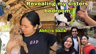 @Abhinavreddy8 is back again in my village || Revealing @penvivlogs9165 bedroom village vlog