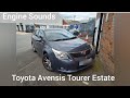 Toyota Avensis Tourer Estate Mega Reliable 1.8 Petrol  Valvematic Engine Start Up & Sound