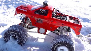 RAMINATOR MEGA TRUCK w/ a SUPER BRIGHT LED LIGHT BAR, NIGHT DRIVING! | RC ADVENTURES