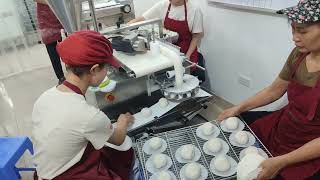 Toàn cảnh dây truyền làm bánh bao có trứng|liên hệ 0979478482