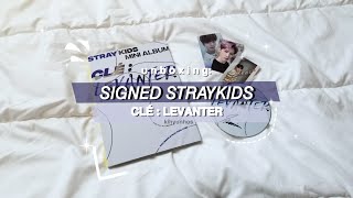 ⟡ a straykids signed mwave album unboxing ⟡