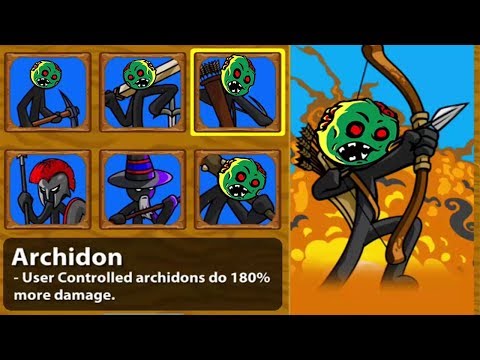 Stick War Legacy Archer Avatar Zombie Head – HACK Gemas ilimitadas Nuevo Rey de Inamorta