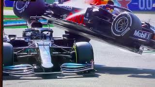 F1 crash: Super Halo Saves Hamilton Life in Crash with Verstappen at Monza