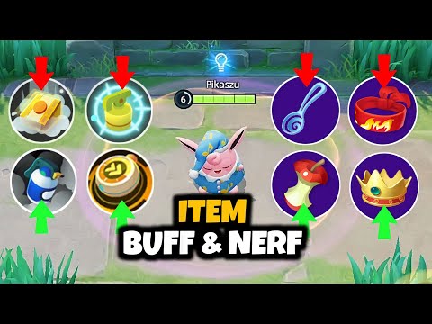 8 Items Adjustments new update - Pokémon Unite
