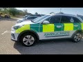 electric ambulance car at Moray college