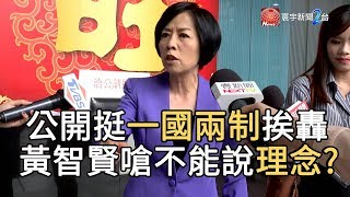 公開挺一國兩制挨轟 黃智賢嗆:不能說理念?｜寰宇整點新聞20190617