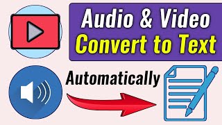 How to Convert YouTube Videos to Text | Video to Text Converter 2022 | Humsafar Tech