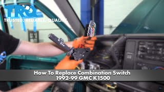 How To Replace Combination Switch 1992-99 GMC K1500