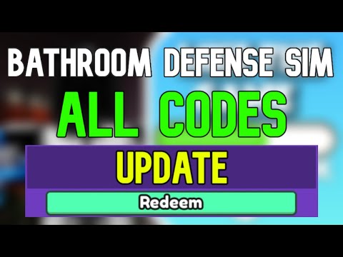 New Bathroom Defense Simulator Codes Roblox Bathroom Defense Simulator Codes (December 2023)
