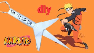 DIY - Как сделать КУНАЙ МИНАТО из бумаги. | Naruto