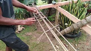 How to make solid post using solid rebar