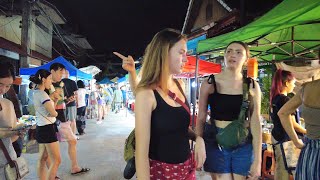 🇹🇭 2024 Chiangmai saturday night market | Chiangmai gate, Thailand ถนนคนเดินวัวลาย