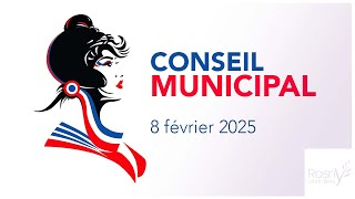 Conseil municipal du 8 février 2025