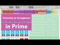 How to Customize an Arrangement in Prime