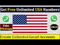 100% working trick | How to Create a fake Whatsapp account 2022 - How to Get free USA number