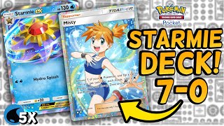 THIS STARMIE DECK IS INSANE! 7-0 WIN STREAK | Pokemon TCG Pocket