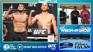 Open Mat LIVE: UFC 254: Khabib v Gaethje weigh-ins