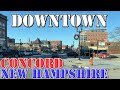 Concord - New Hampshire - 4K Downtown Drive