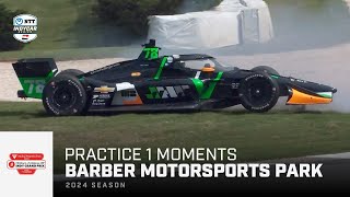 Top moments from Practice 1 // 2024 Children's of Alabama Indy Grand Prix at Bar