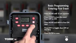 Tork EW201B Basic Programming