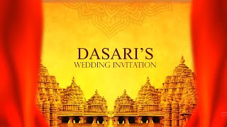 Best Traditional Hindu Wedding Invitation Video | DigitalCut