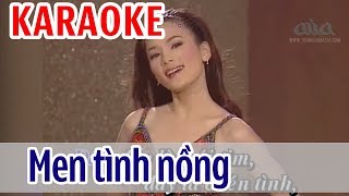 Men Tình Nồng Karaoke Tone Nữ - Thanh Trúc | Asia Karaoke Beat Chuẩn
