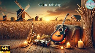 Make a Guitar Instrumental Relax Music Great again with the best melody with US countryside Scenes