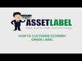 How To Customise Economy Grade  Label Tag Design