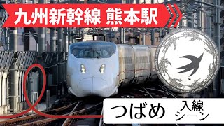 【九州新幹線】800系つばめ入線シーン！