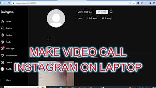 HOW TO MAKE A VIDEO CALL ON INSTAGRAM ON LAPTOP 2024