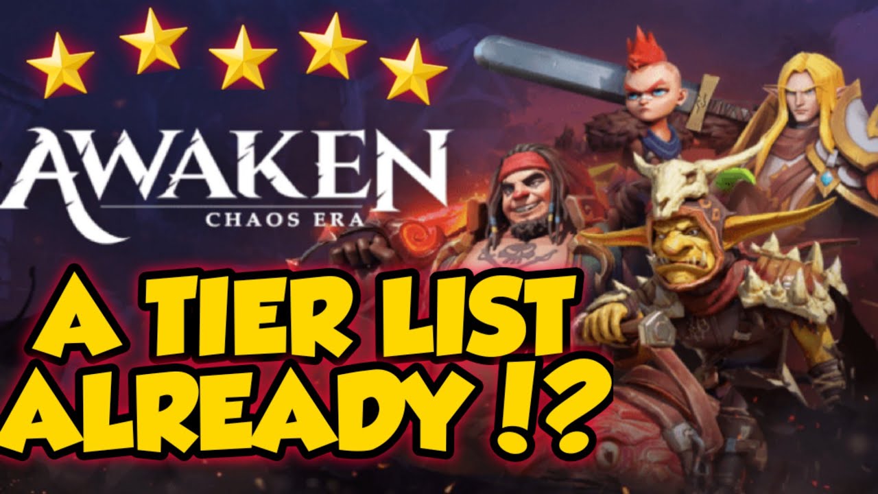 Analyzing The Awaken Chaos Era Tier List - YouTube