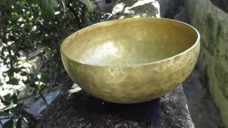 17 cm Singing Bowl by Steve Hubback 2017