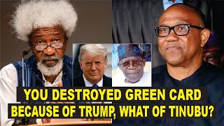 Wole Soyinka Defends His Friend Tinubu  \u0026 Opposes Obidients As They Go International For Legitimacy