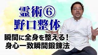 【霊術６】瞬間に全身を整える！身心一致瞬間鍛錬法【生道霊掌術】