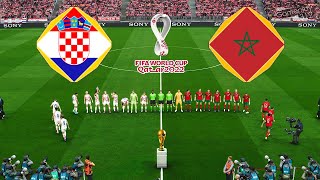 CROATIA vs MOROCCO • FIFA WORLD CUP QATAR 2022 - 3rd Place • eFootball PES 2021