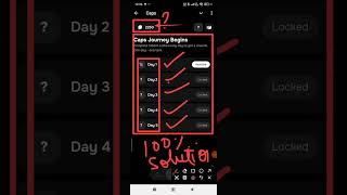 Caps New Task Hidden Task Day 1 | How To Complete Caps Hidden Task Day 1 | Caps Airdrop Hidden Task