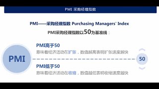 【读懂经济指标15讲】第三讲 采购经理人指数PMI | PMI介绍 | PMI是什么 |