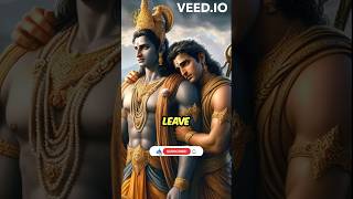 Shocking: Why Lord Ram Abandoned His Beloved Brother Lakshman? 😰 #shorts #facts #god #ram #krishna