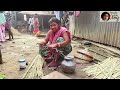 গ্রাম জুড়ে তৈরি হচ্ছে ঝুড়ি পেতে ফুলের সাজি 🤓 handicrafts made from bamboo 🤡 village life