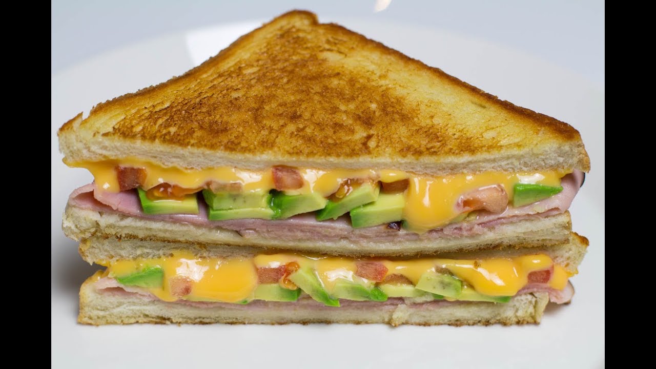 Avocado Ham Sandwich - YouTube