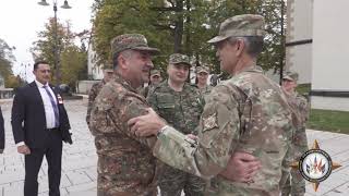 Armenian armed forces chief of the general staff visits EUCOM HQ