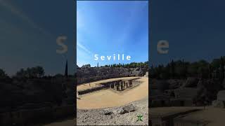 Italica, the first roman site founded by romans is near Seville,