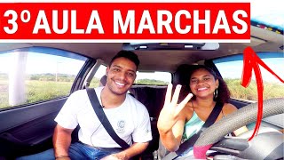 TERCEIRA AULA de DIREÇÃO com ALUNA na AUTOESCOLA ep.03