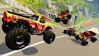 😱 ZOMBIE Chase Accident EL TORO LOCO Monster Jam Showdown