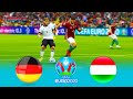 PES 2021 - Germany vs Hungary - UEFA EURO 2020 - Gameplay Match PC